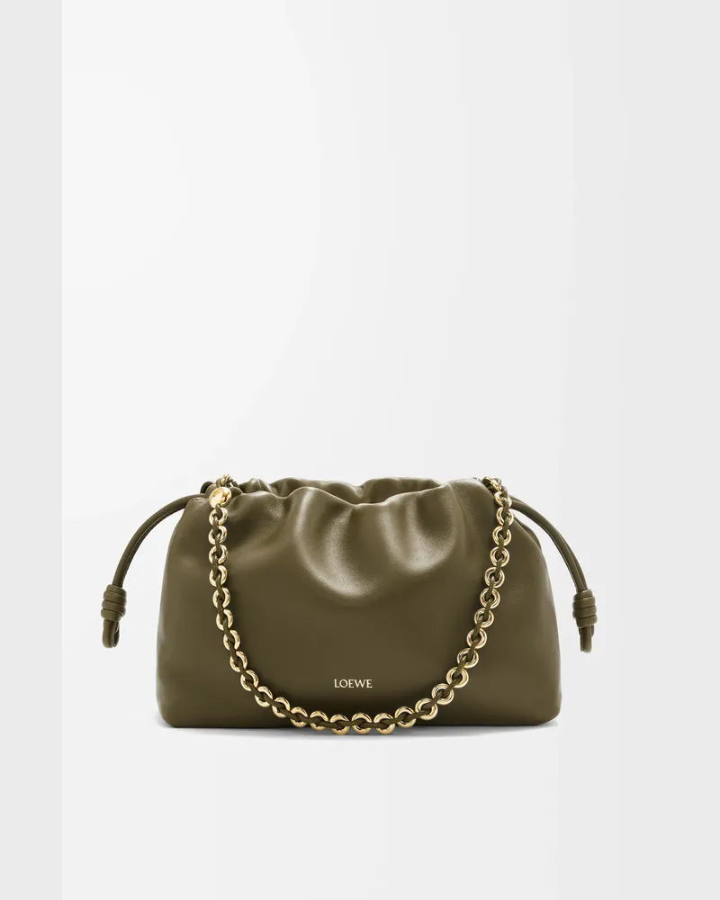 Loewe Medium Flamenco Purse In Mellow Nappa Lambskin Mujer Dark