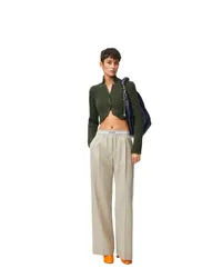 Loewe Luxury Trousers in wool Light