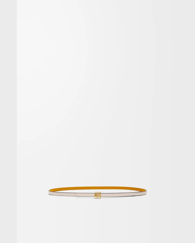 Loewe Reversible Anagram Cube Belt In Leather skin Size Mujer Soft