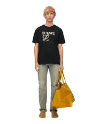 Loewe Luxury Relaxed fit T-shirt in cotton Black