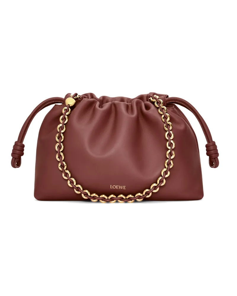 Loewe Luxury Medium Flamenco Purse In Mellow Nappa Lambskin Syrup