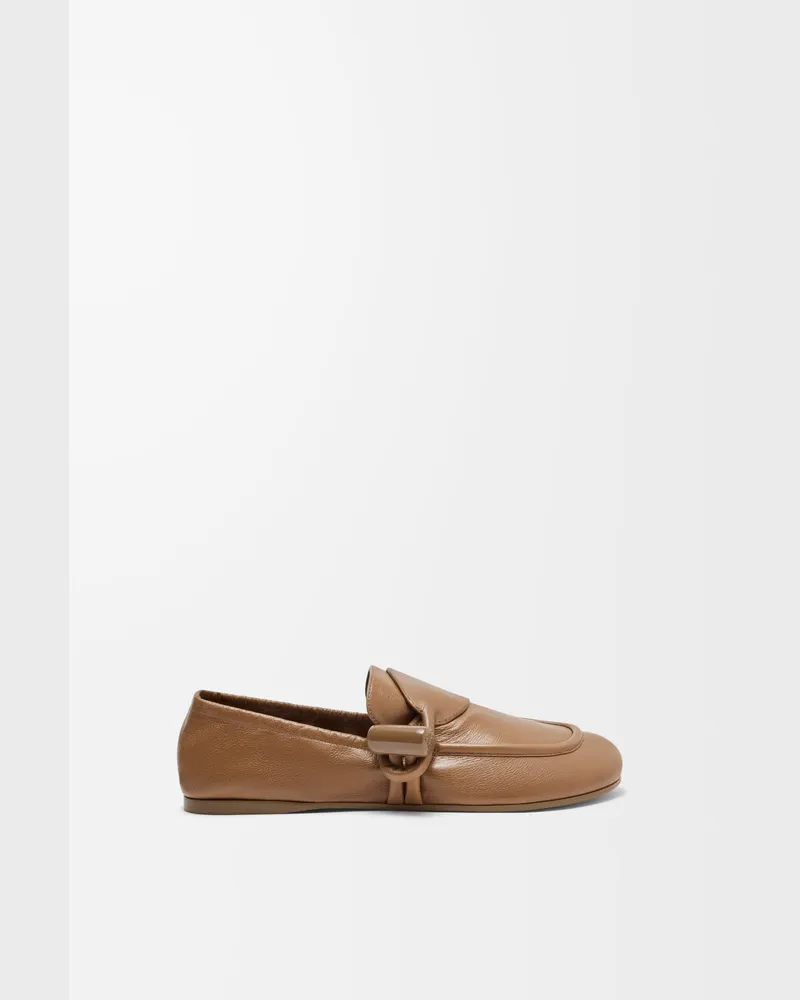 Loewe Toggle Loafer In Shiny Leather skin Size Mujer Oak