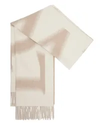 Loewe Luxury  scarf in wool and cashmere White