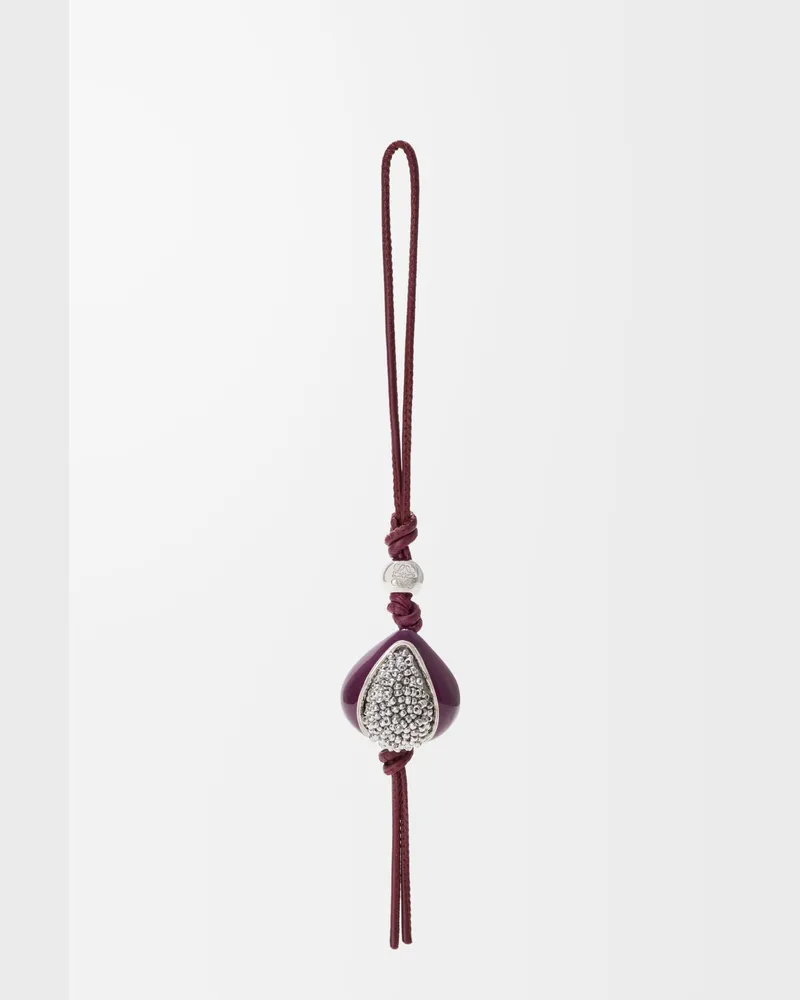 Loewe Beaded Fig Charm Mujer Purple