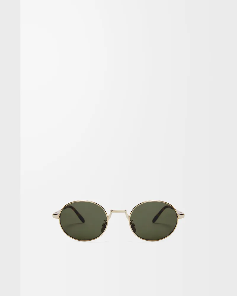 Loewe Groove Oval Sunglasses Hombre Green