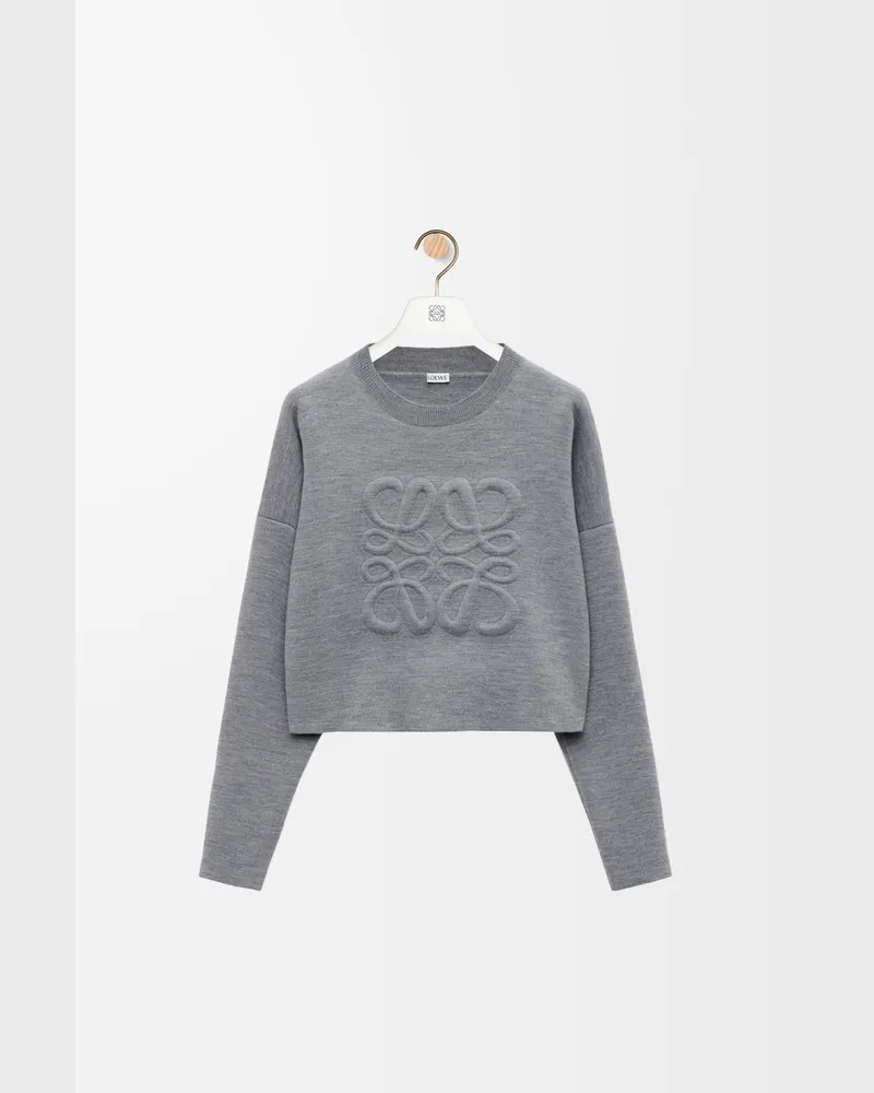 Loewe Anagram Sweater In Wool Size Mujer Light