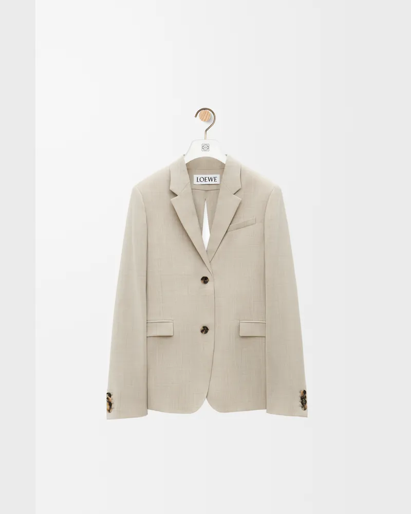 Loewe Tailored Jacket In Wool Size Mujer Light