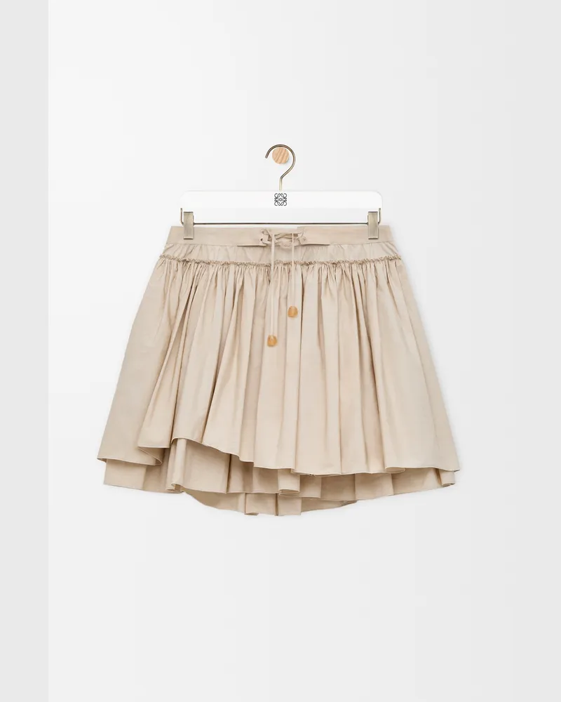 Loewe Mini Skirt In Cotton Size Mujer Light