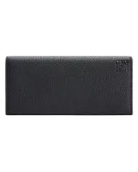 Loewe Luxury Long horizontal wallet in soft grained calfskin Black