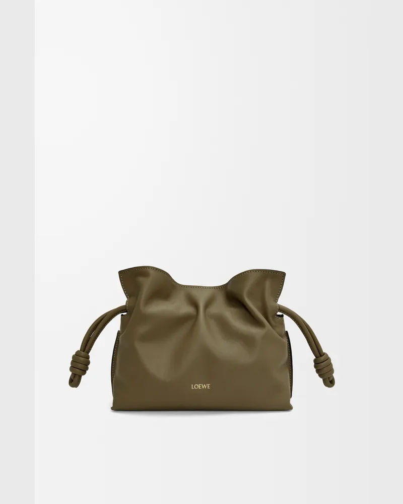Loewe Mini Flamenco Clutch In Nappa Leather skin Mujer Dark