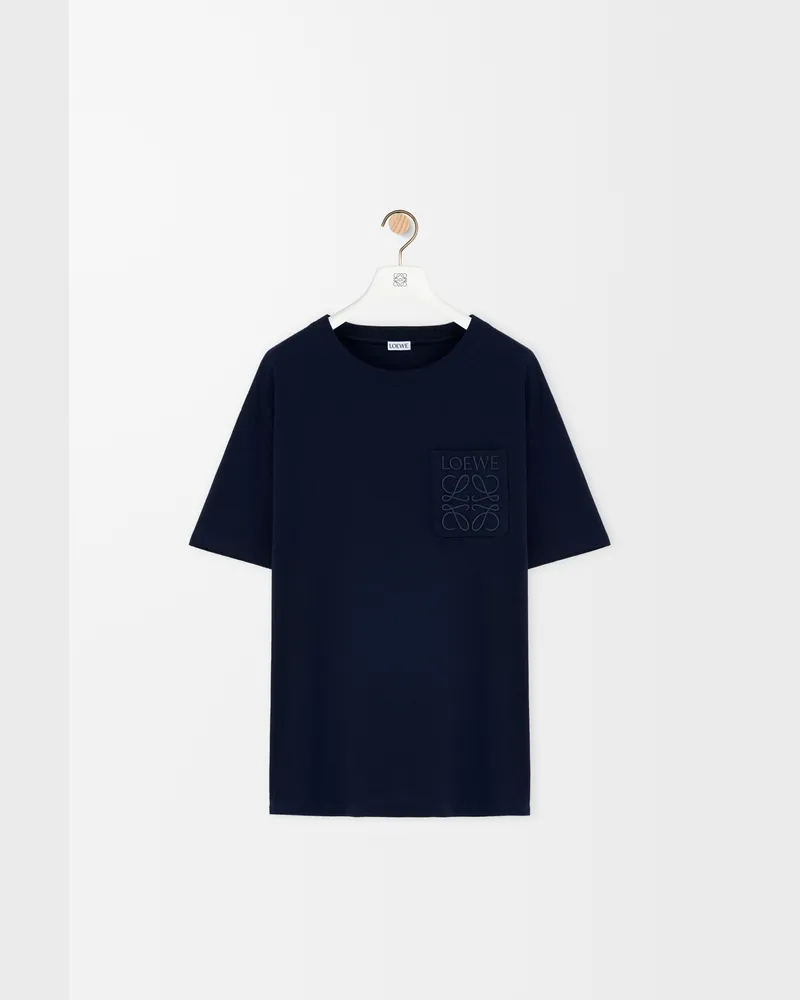 Loewe Relaxed Fit T-shirt In Cotton Size Hombre Dark