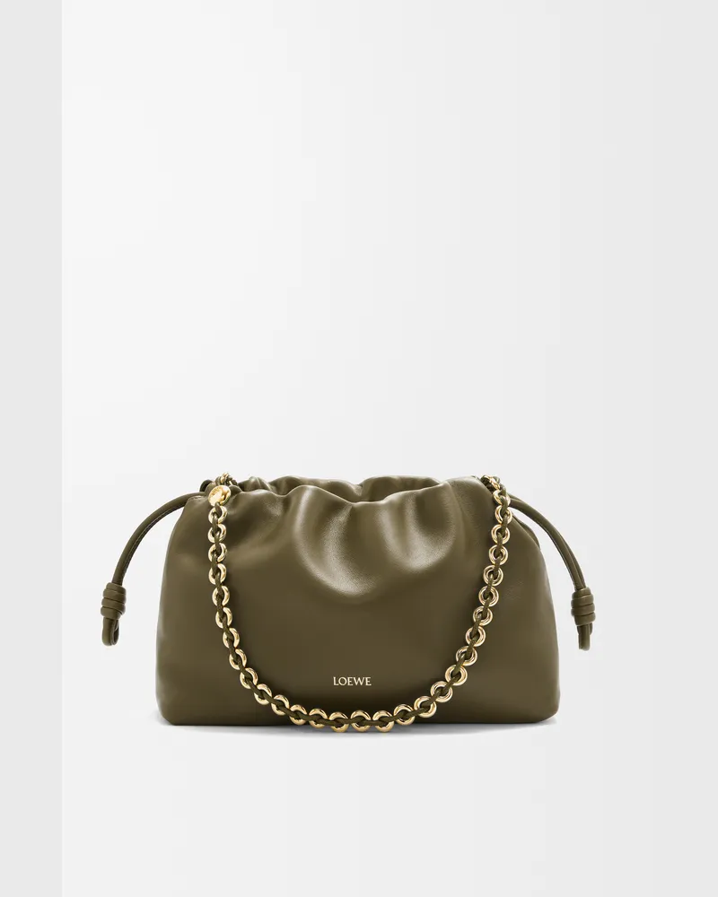 Loewe Medium Flamenco Purse In Mellow Nappa Lambskin Mujer Dark