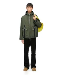 Loewe Luxury Parka in cotton Olive