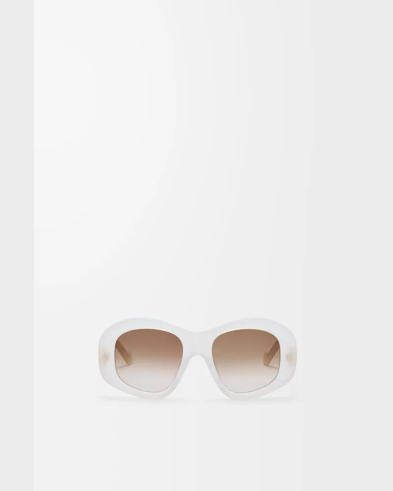 Loewe Beveled Pentagon Sunglasses Mujer Milky