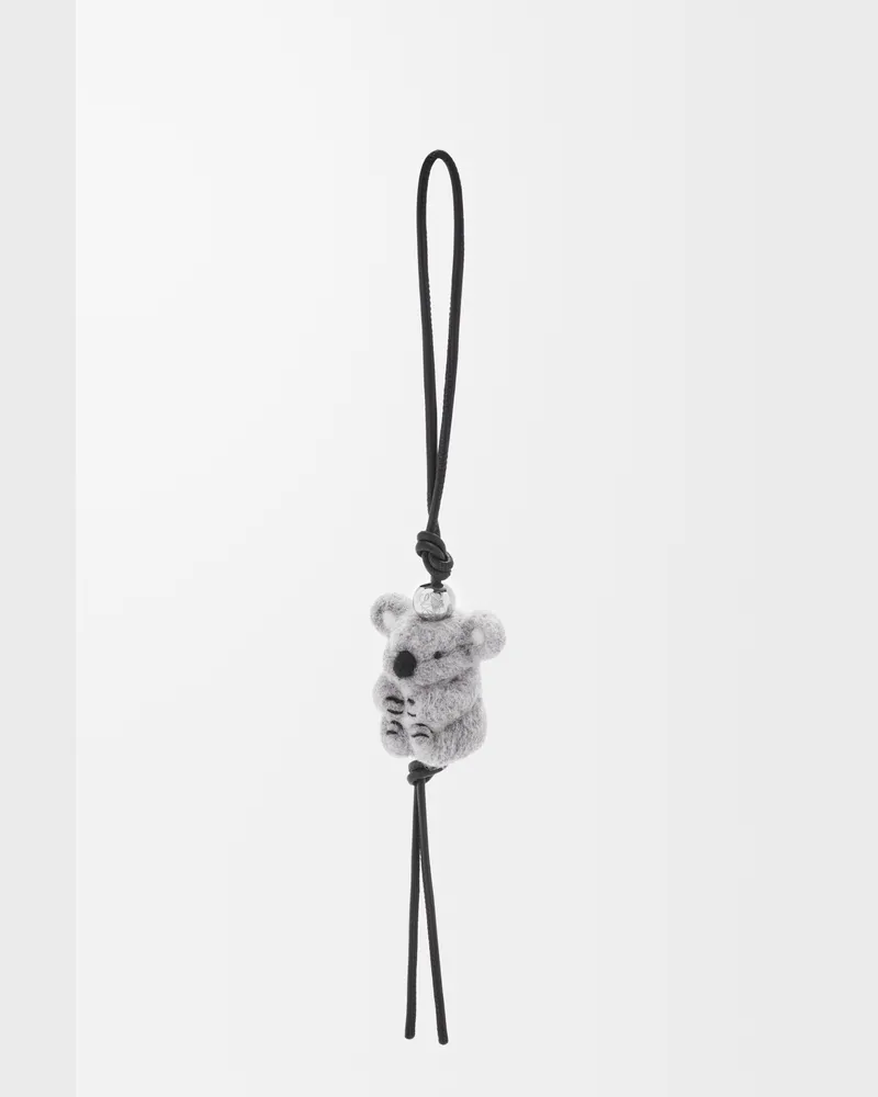 Loewe Koala Charm In Felt And Leather skin Mujer Light