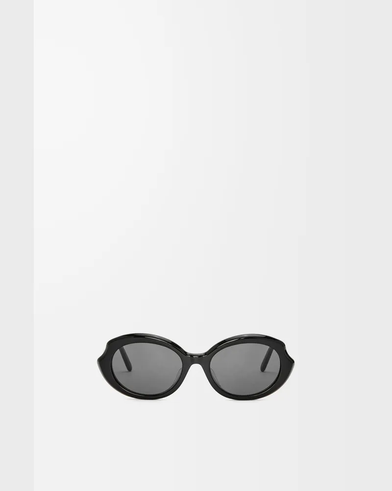 Loewe Mini Oval Thin Sunglasses Mujer Black