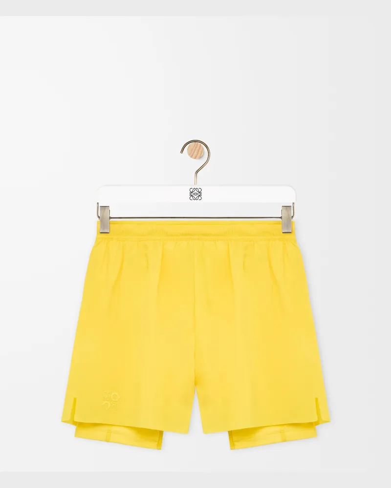 Loewe Shorts In Technical Shell Size Hombre Yellow