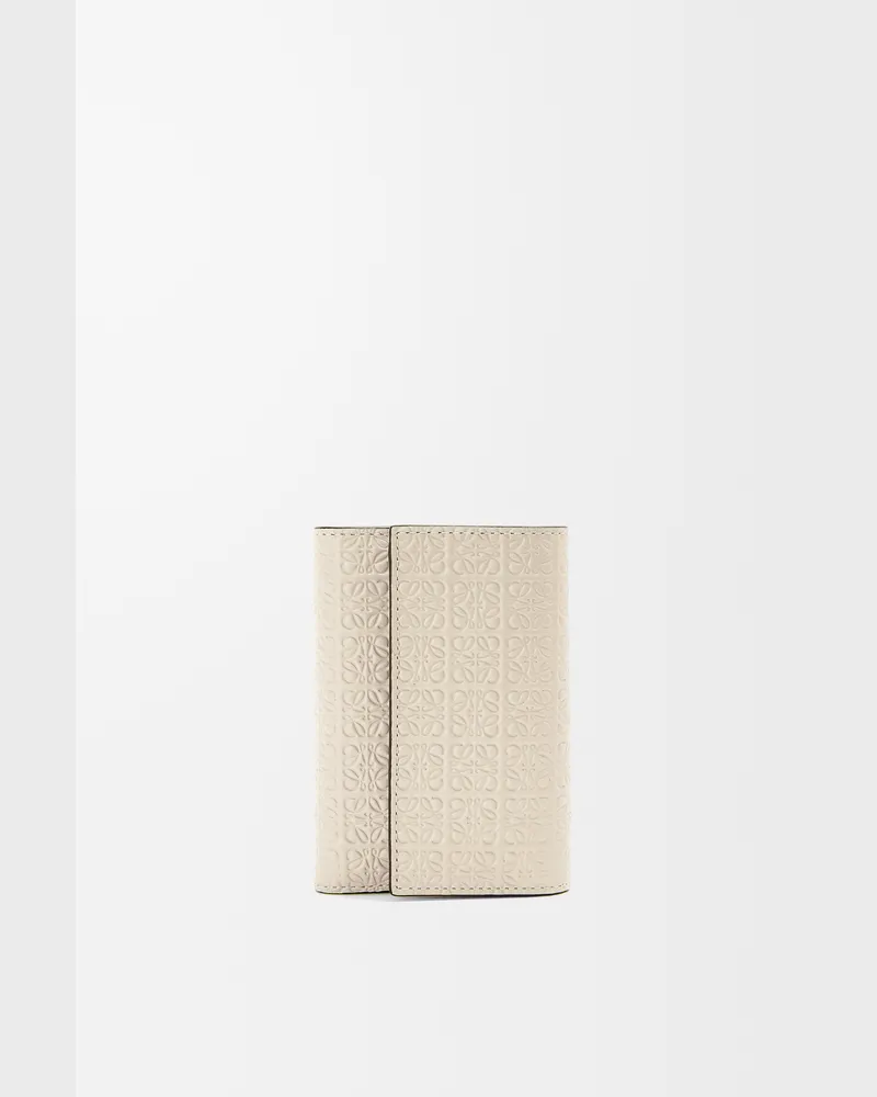 Loewe Repeat Small Vertical Wallet In Embossed Silk Leather skin Mujer Light