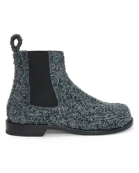 Loewe Luxury Campo chelsea boot in brushed suede Charcoal