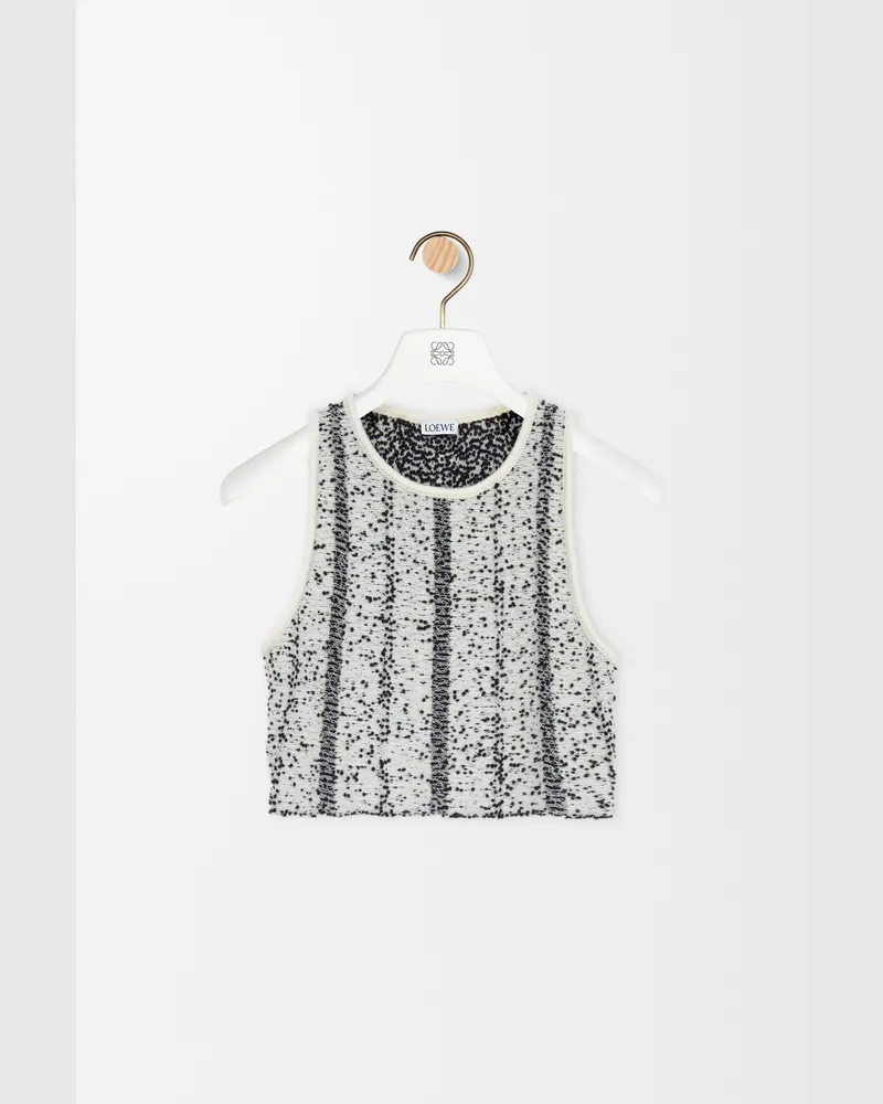 Loewe Top In Wool Size Mujer White