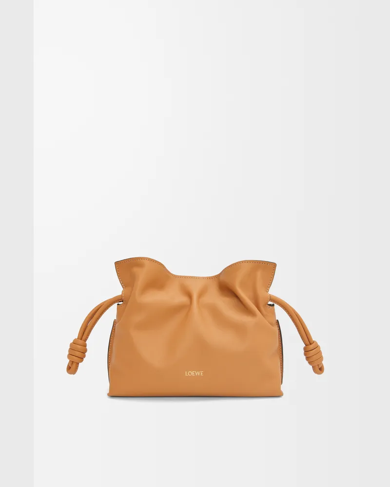 Loewe Mini Flamenco Clutch In Nappa Leather skin Mujer Warm