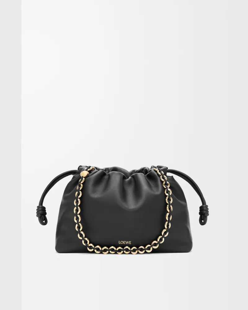 Loewe Medium Flamenco Purse In Mellow Nappa Lambskin Mujer Black