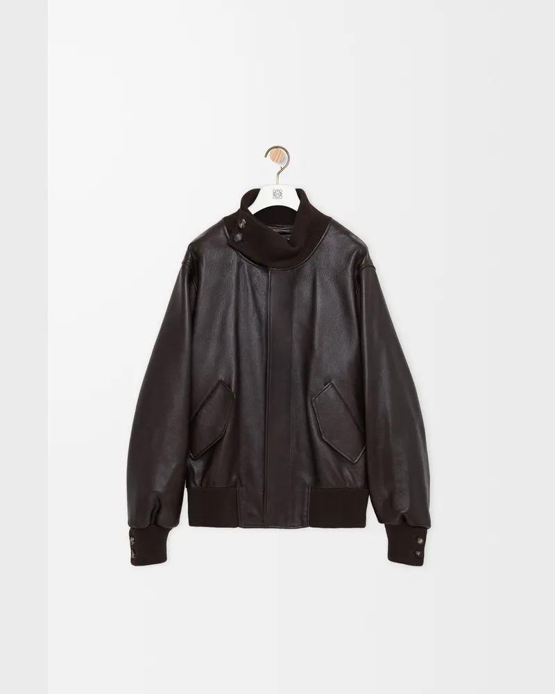 Loewe Jacket In Nappa Lambskin Size Hombre Dark