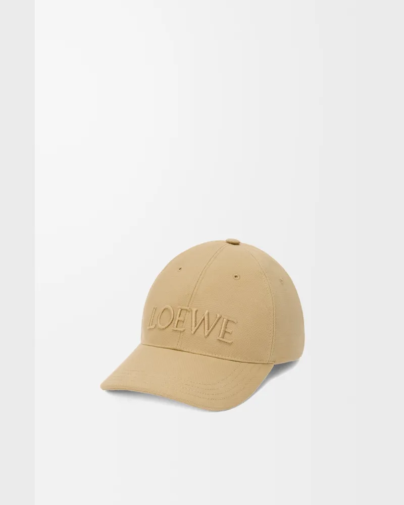 Loewe Loewe Cap In Canvas Size Mujer Sand