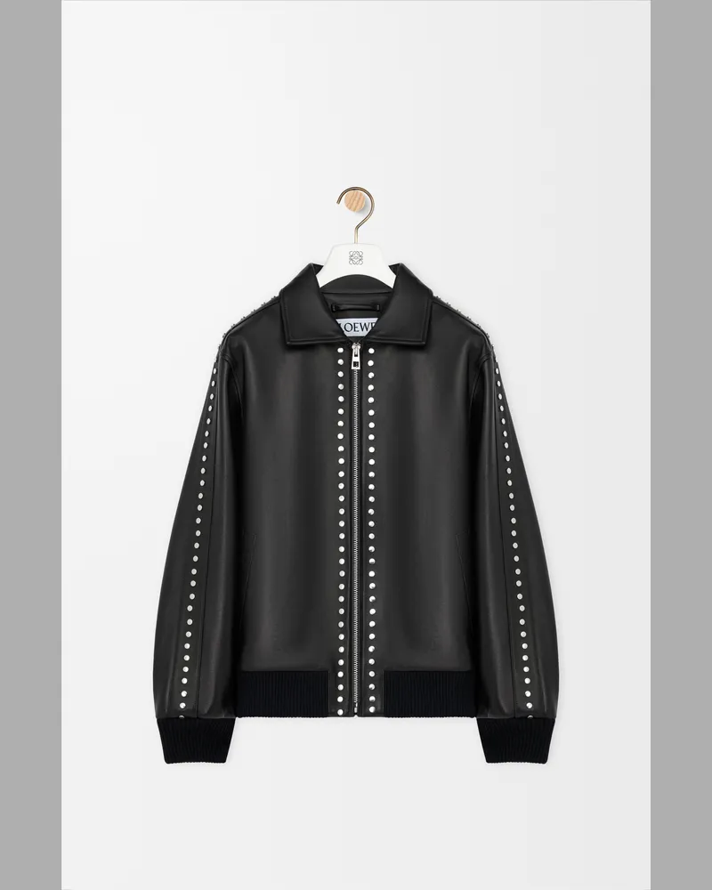 Loewe Bomber Jacket In Nappa Lambskin Size Hombre Black