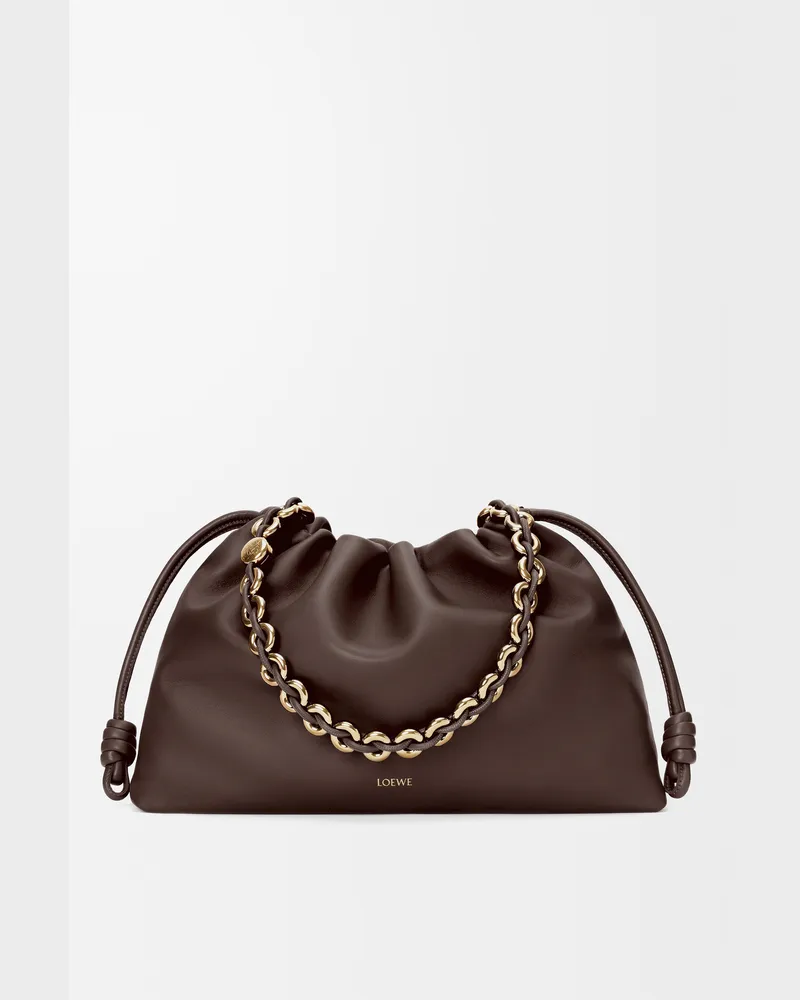 Loewe Large Flamenco Purse In Mellow Nappa Lambskin Mujer Dark