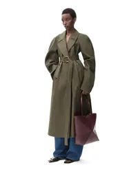 Loewe Luxury Trench coat in cotton Loden