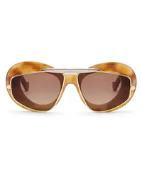 Loewe Luxury Wing double frame sunglasses in acetate and metal Havana