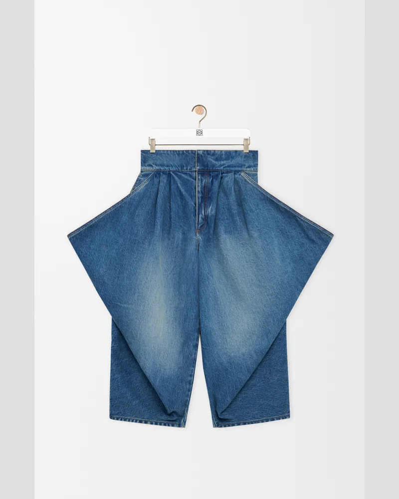 Loewe Trousers In Denim Size Mujer Denim