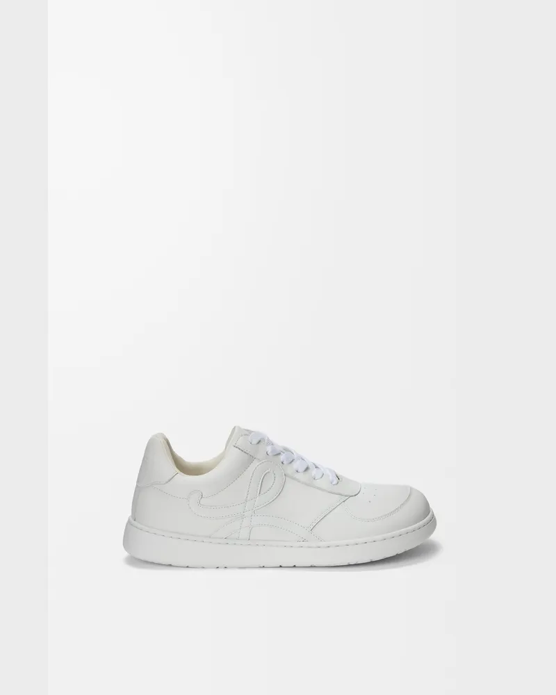 Loewe Jambo Sneaker In Soft Grained Leather skin Size Hombre White