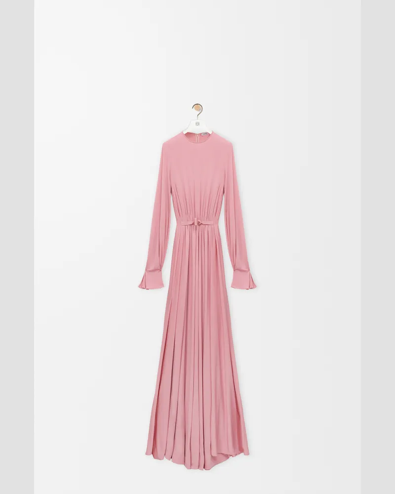 Loewe Dress In Viscose Size Mujer Pink