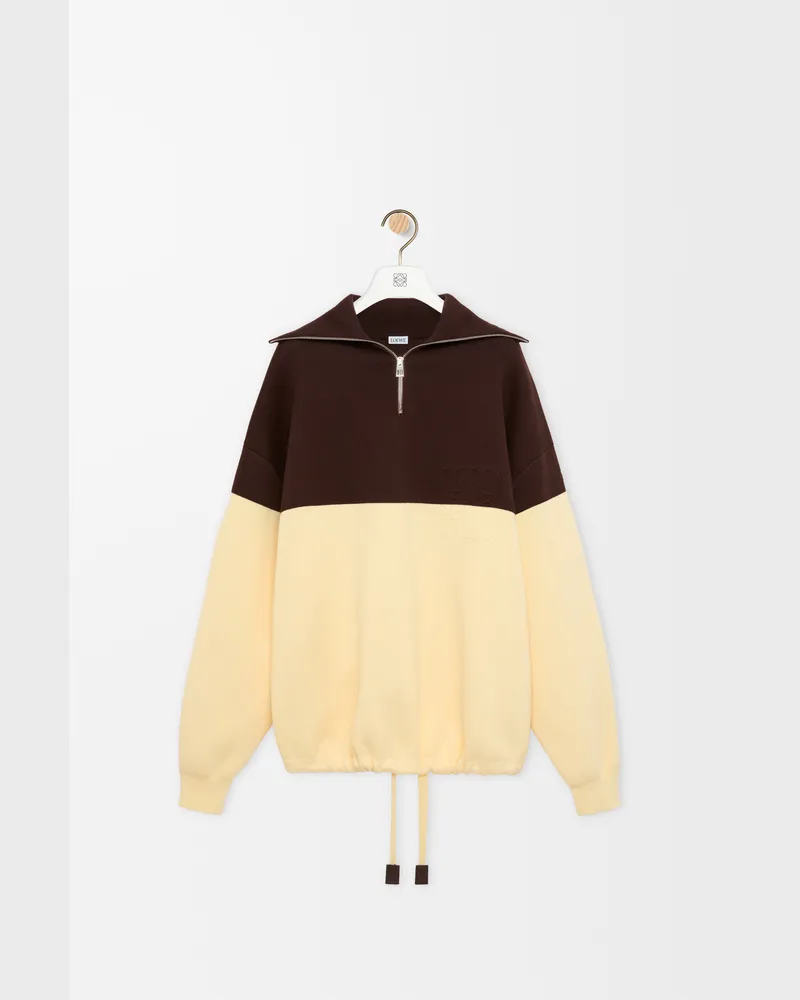 Loewe Sweater In Cotton Size Mujer Brown