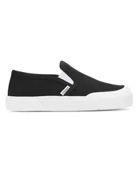 Loewe Luxury Terra Vulca slip-on sneaker in canvas Black