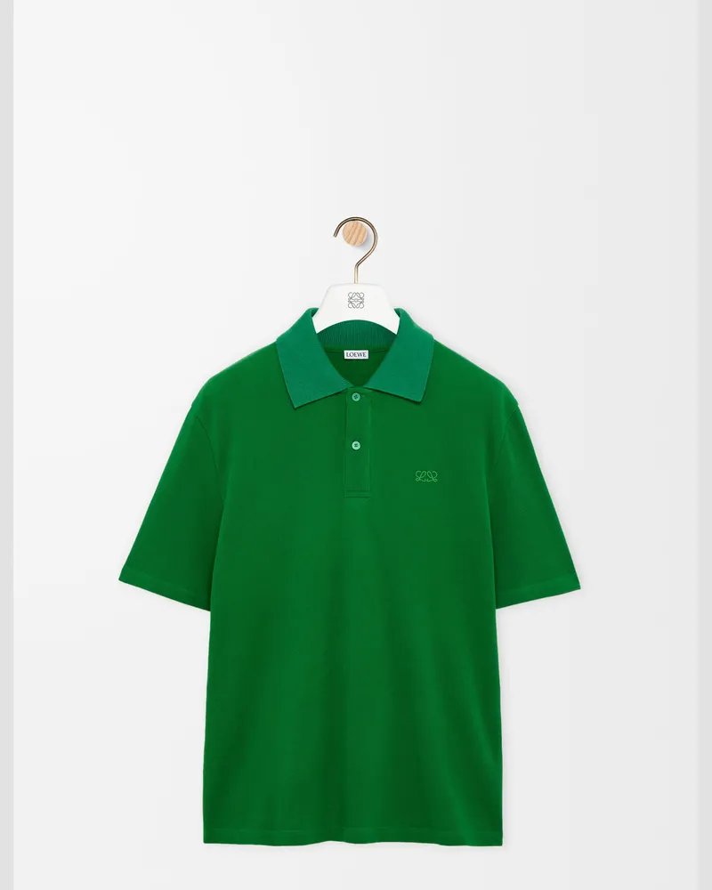 Loewe Polo In Cotton Size Hombre Green