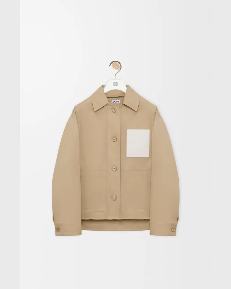 Loewe Workwear Jacket In Cotton Size Mujer Light