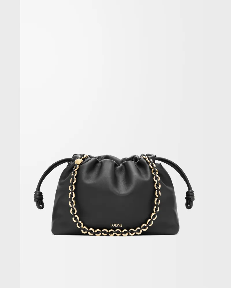 Loewe Medium Flamenco Purse In Mellow Nappa Lambskin Mujer Black