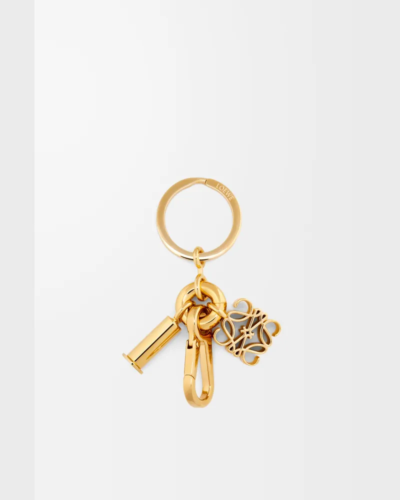 Loewe Anagram Keyring Mujer Gold