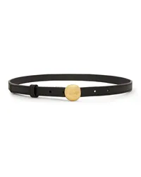 Loewe Luxury Pebble belt in smooth calfskin Black