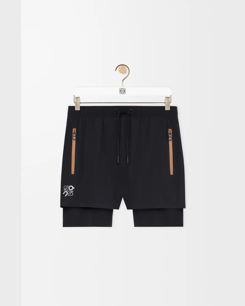 Loewe Performance Shorts In Technical Shell Size Hombre Black