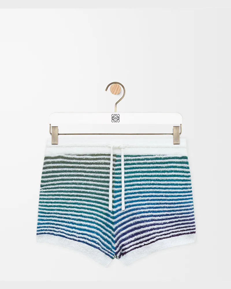Loewe Shorts In Cotton Blend Size Mujer Multicolor