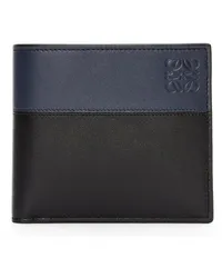 Loewe Luxury Bifold wallet in shiny calfskin Black