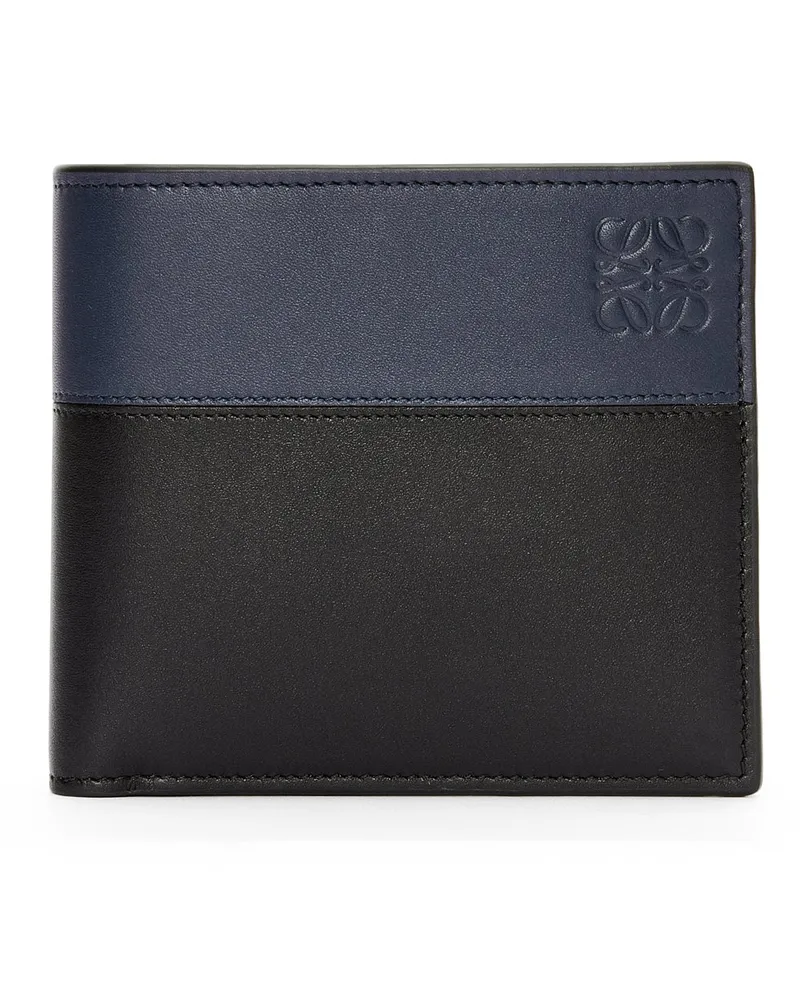 Loewe Luxury Bifold Wallet In Shiny Calfskin Black