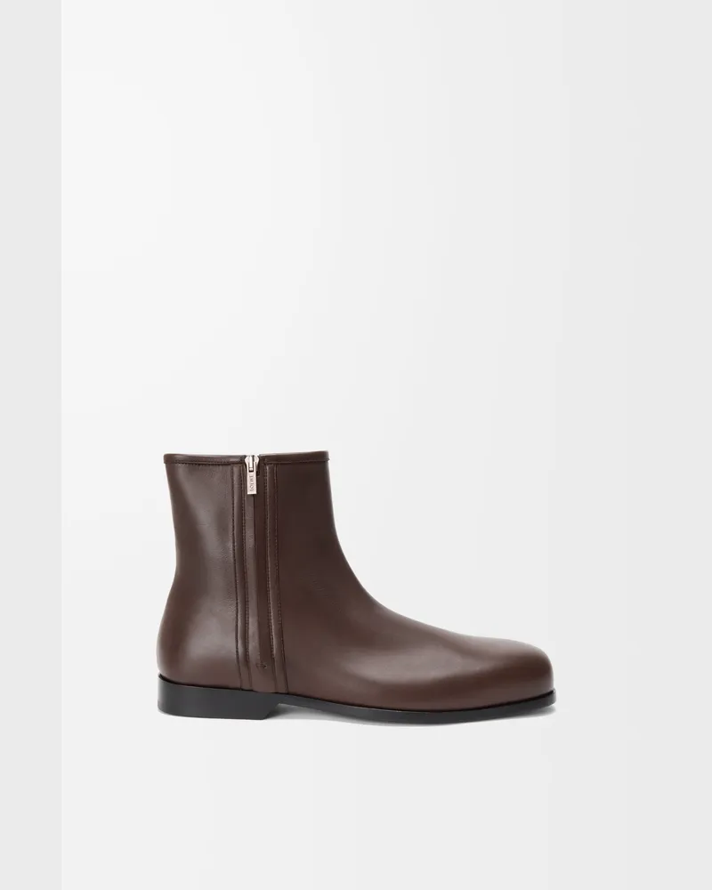 Loewe Bobine Ankle Boot In Leather skin Size Hombre Cacao