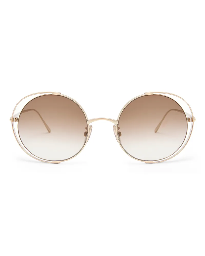 Loewe Luxury Cutout Round sunglasses Gradient