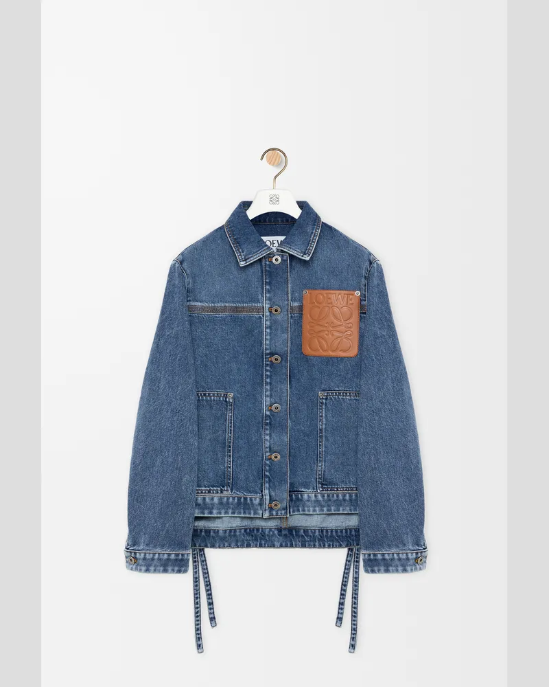 Loewe Workwear Jacket In Denim Size Mujer Jeans