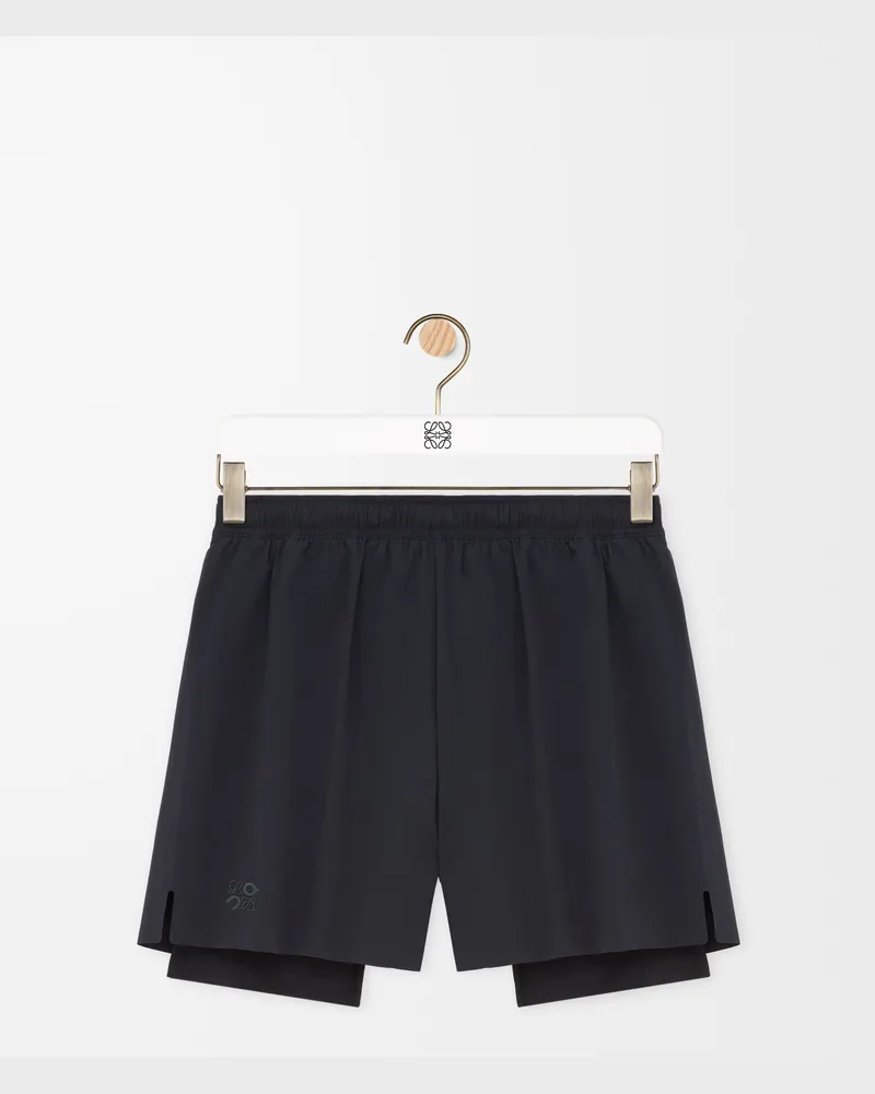 Loewe Shorts In Technical Shell Size Hombre Black